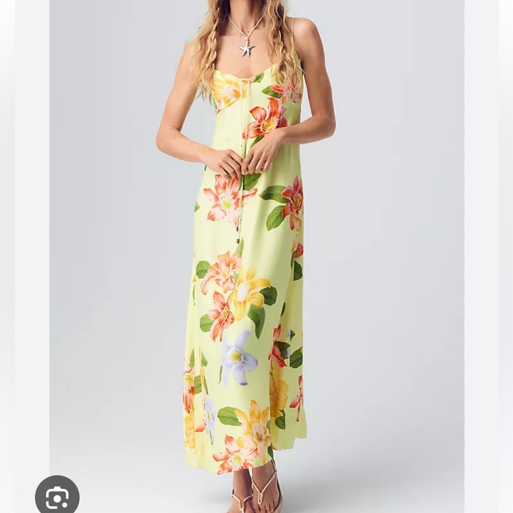 Maeve Anthropologie Floral Slip Dress